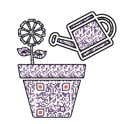 QR Code with gradient